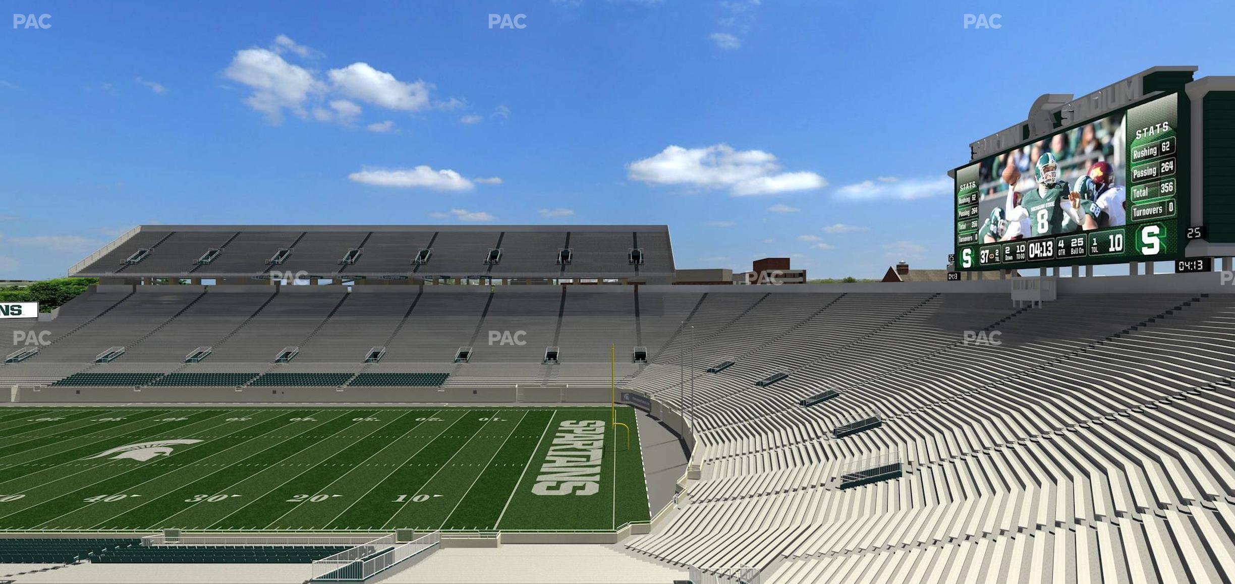 Seating view for Spartan Stadium (Michigan) Section 20