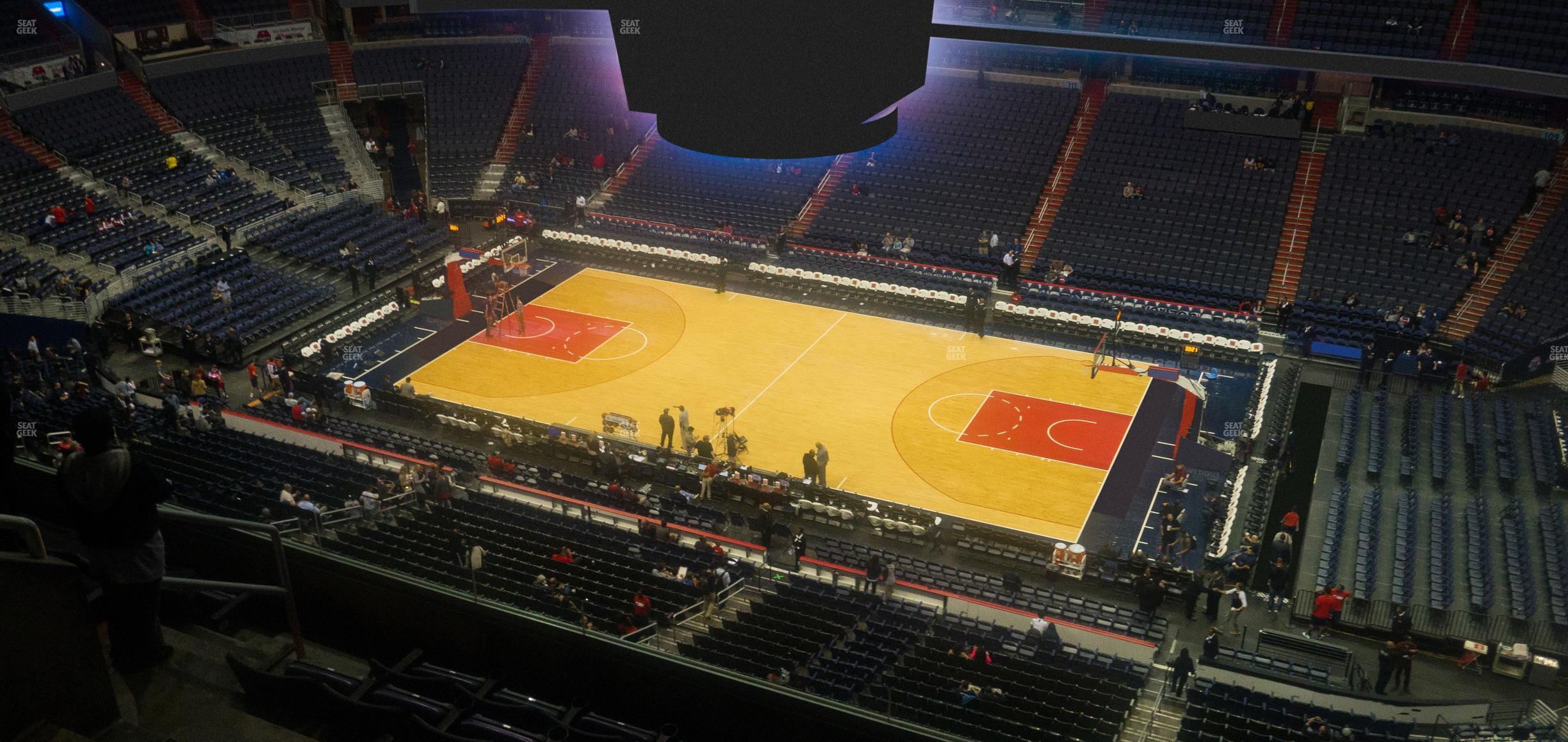 Seating view for Capital One Arena Section 402