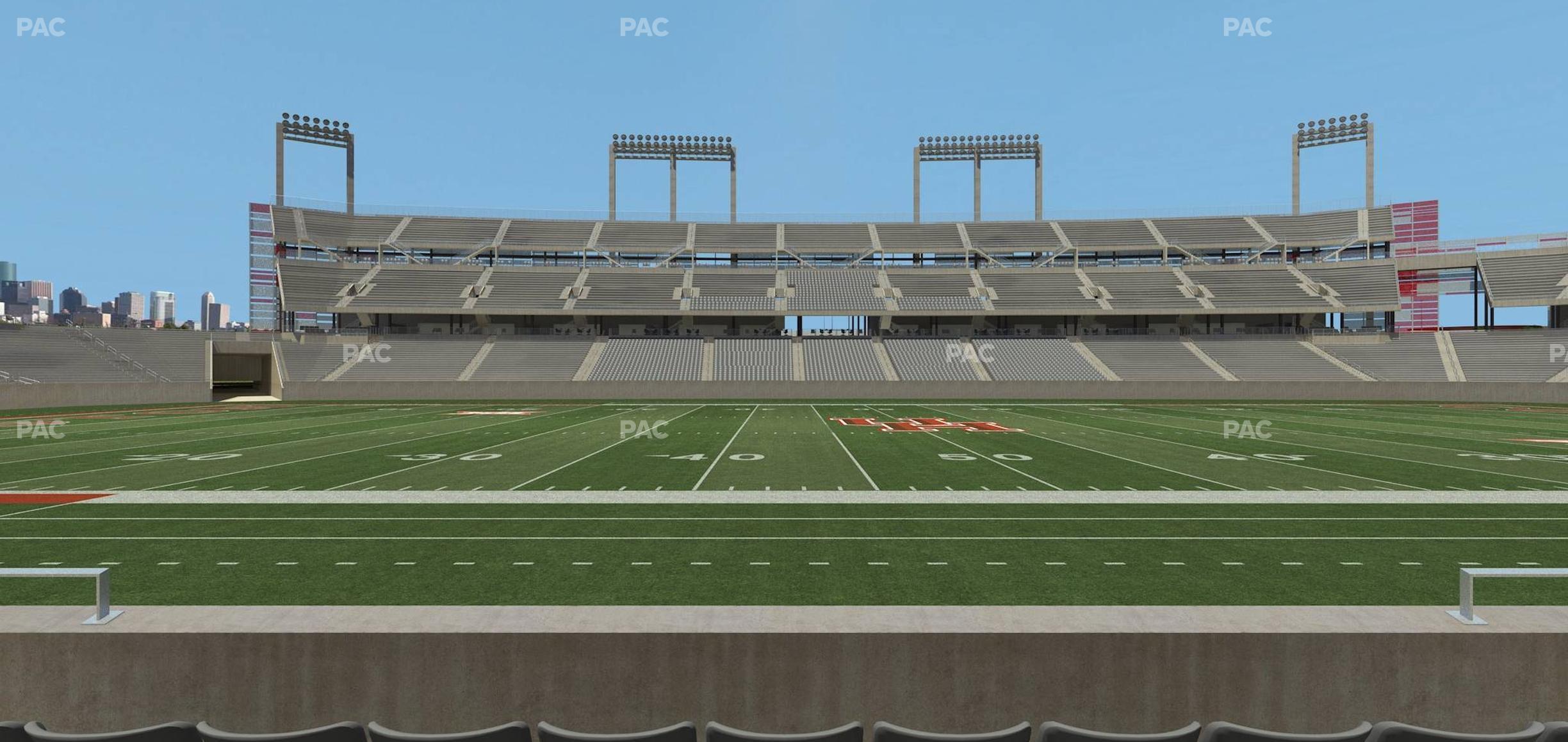 Seating view for TDECU Stadium Section 110