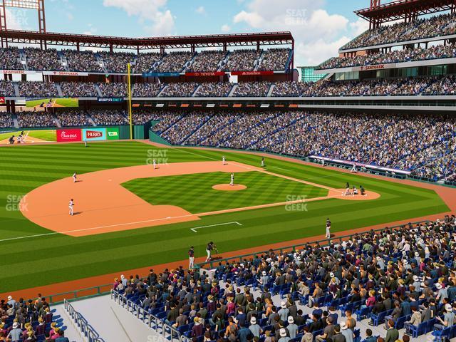 Seating view for Citizens Bank Park Section Suite 16