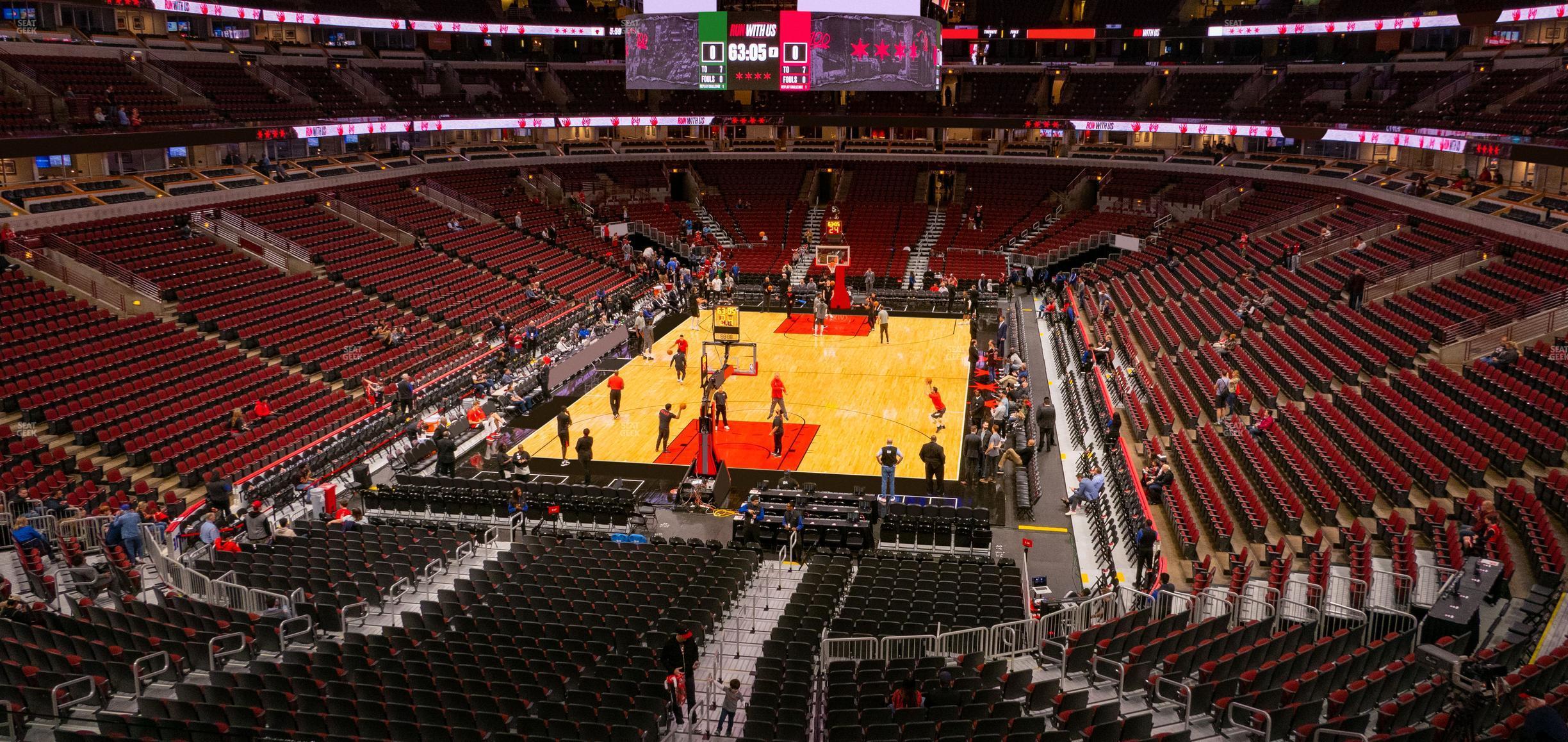 Seating view for United Center Section 225