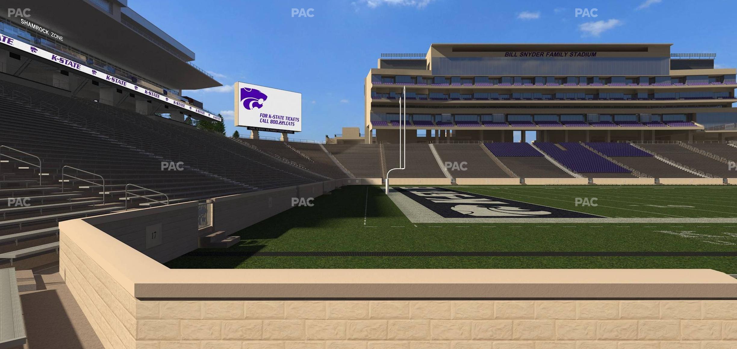 Seating view for Bill Snyder Family Stadium Section 20