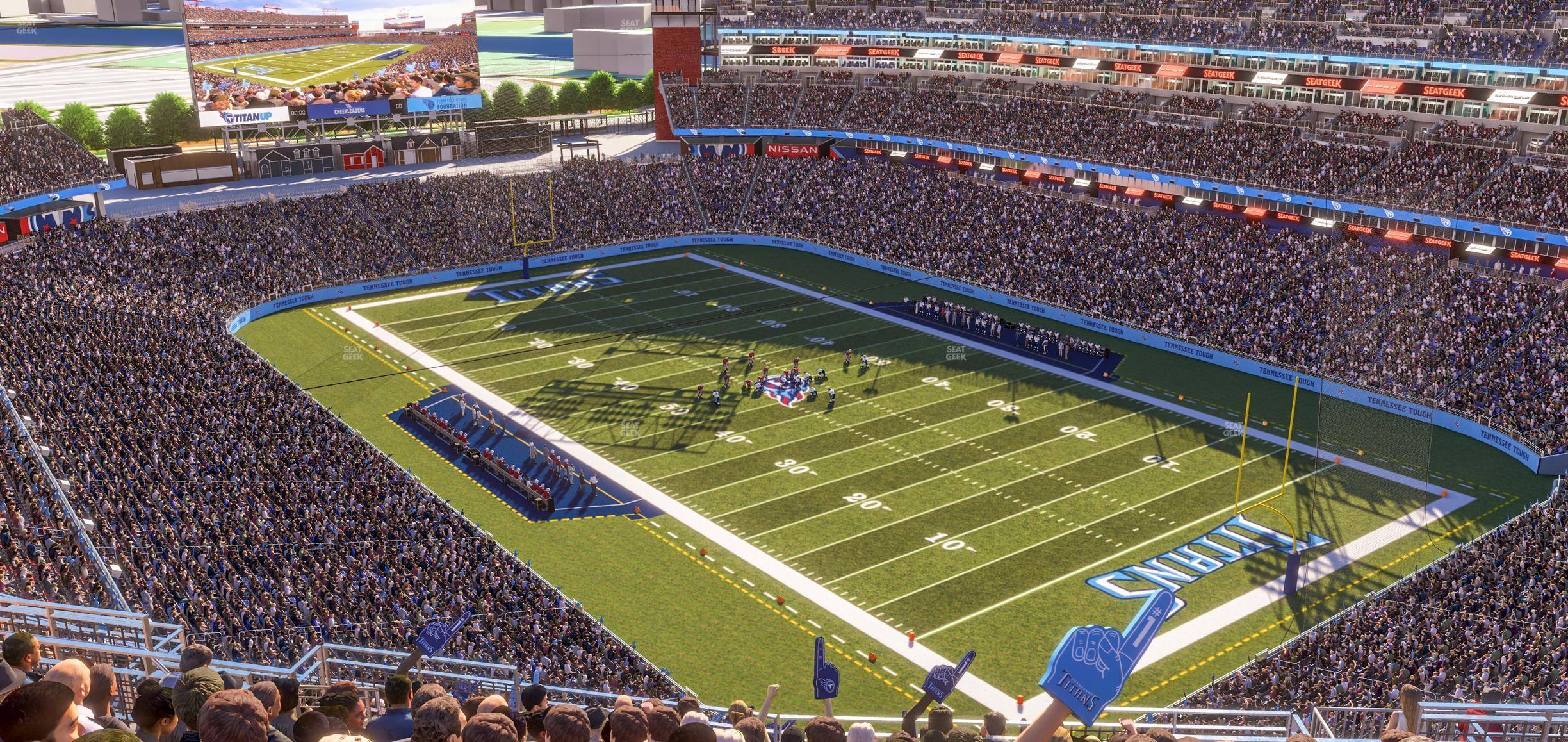 Seating view for Nissan Stadium Section Upper 304