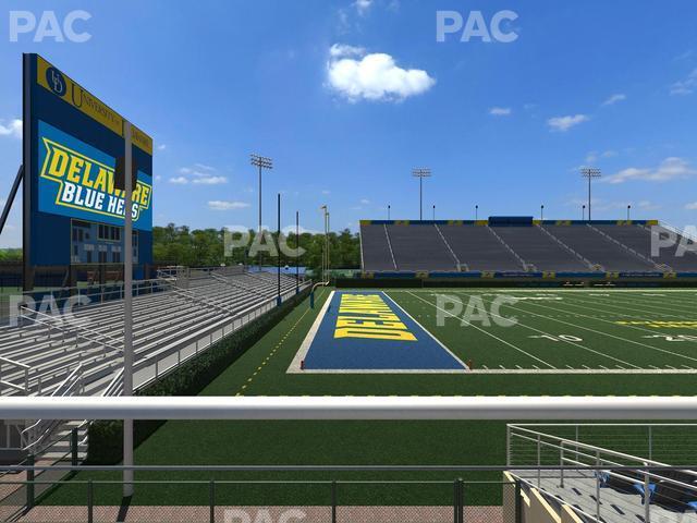 Seating view for Delaware Stadium Section West Ada 8