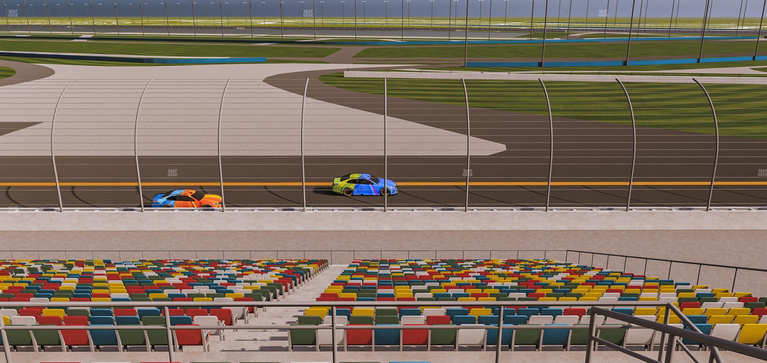 Seating view for Daytona International Speedway Section Back 184