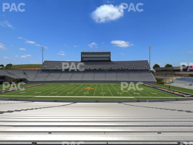 Seating view for Mountaineer Field at Milan Puskar Stadium Section 106