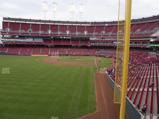 Seating view for Great American Ball Park Section 406