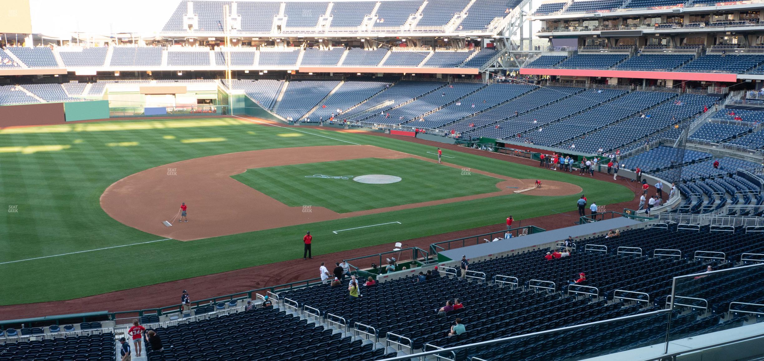 Seating view for Nationals Park Section Fis Champions Club 206