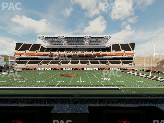 Seating view for Reser Stadium Section Box 12