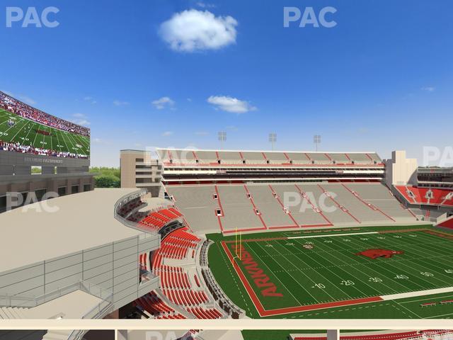 Seating view for Razorback Stadium Section 508 2