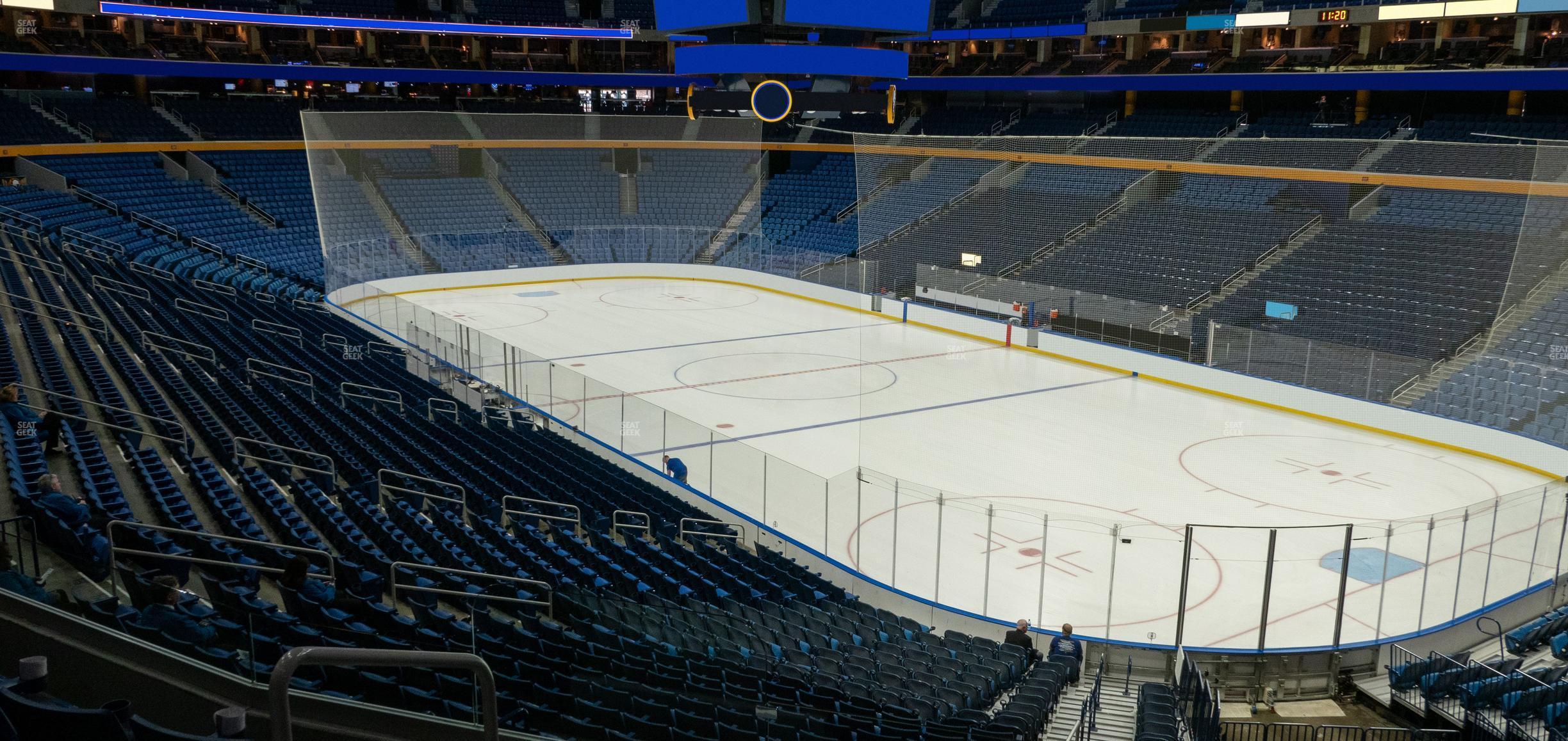 Seating view for KeyBank Center Section 213