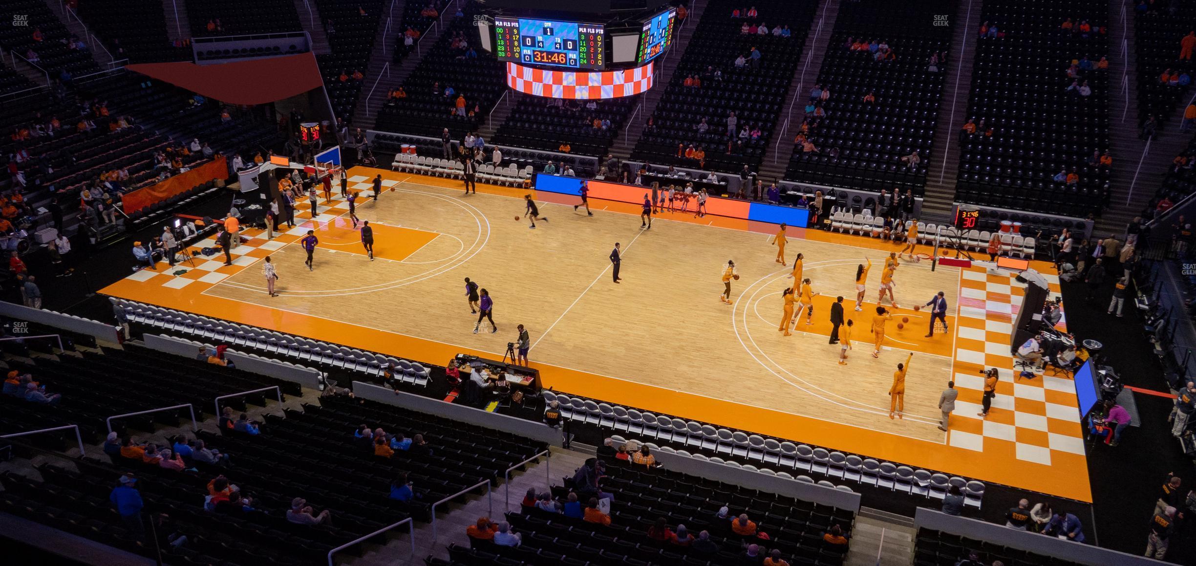 Seating view for Thompson-Boling Arena at Food City Center Section 319