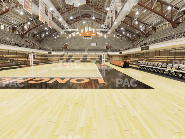 Seating view for Gregory Gym Section Courtside