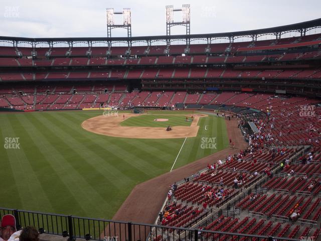 Seating view for Busch Stadium Section Left Field Loge 270