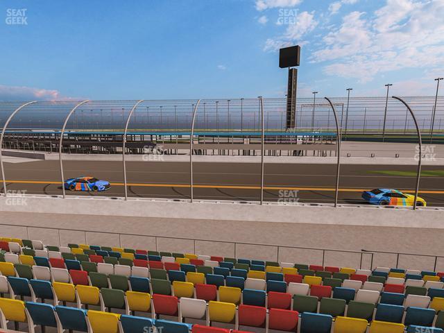 Seating view for Daytona International Speedway Section Front 166