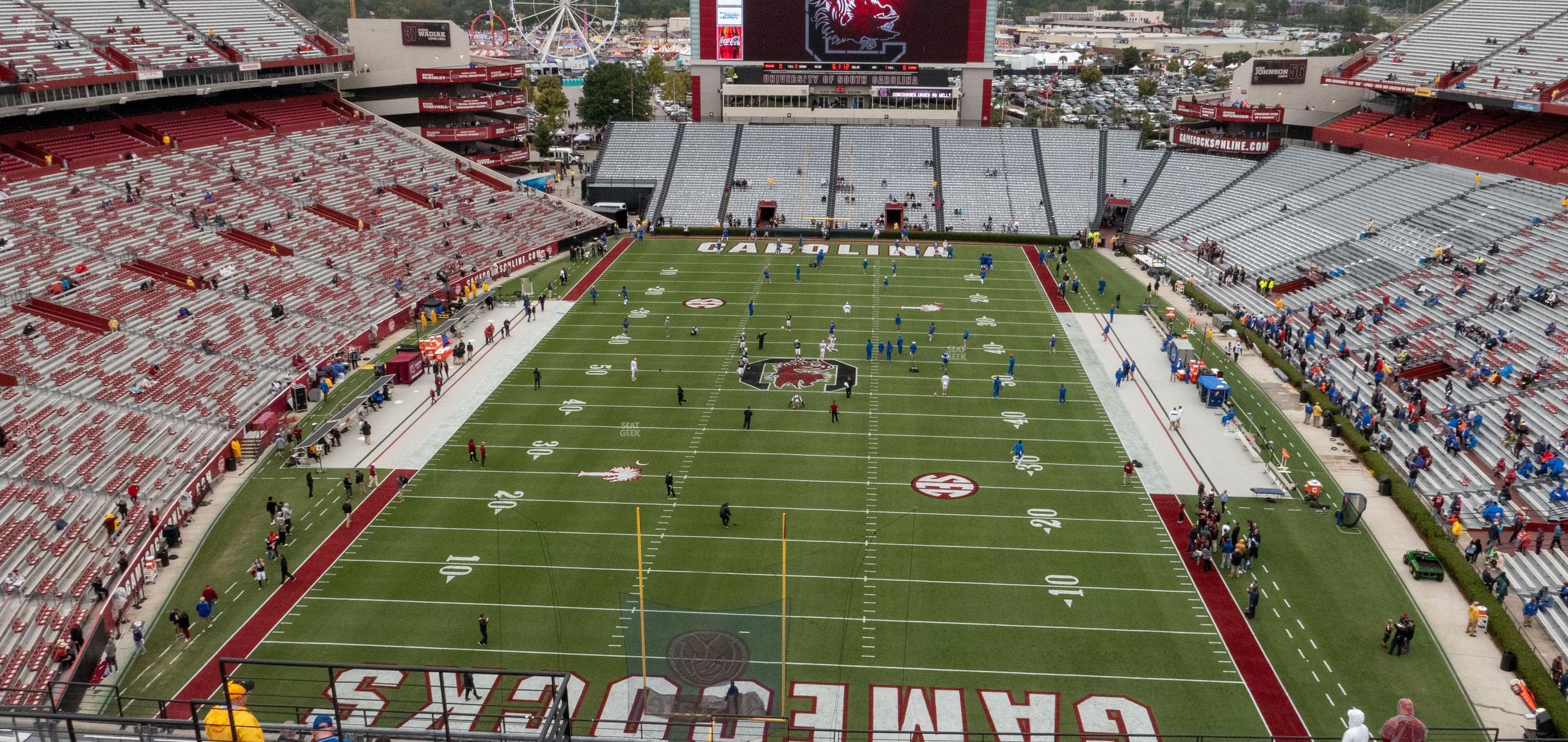 Seating view for Williams Brice Stadium Section 905