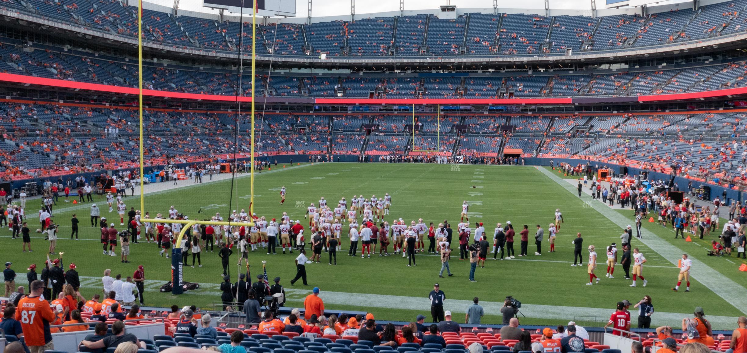 Seating view for Empower Field at Mile High Section 131