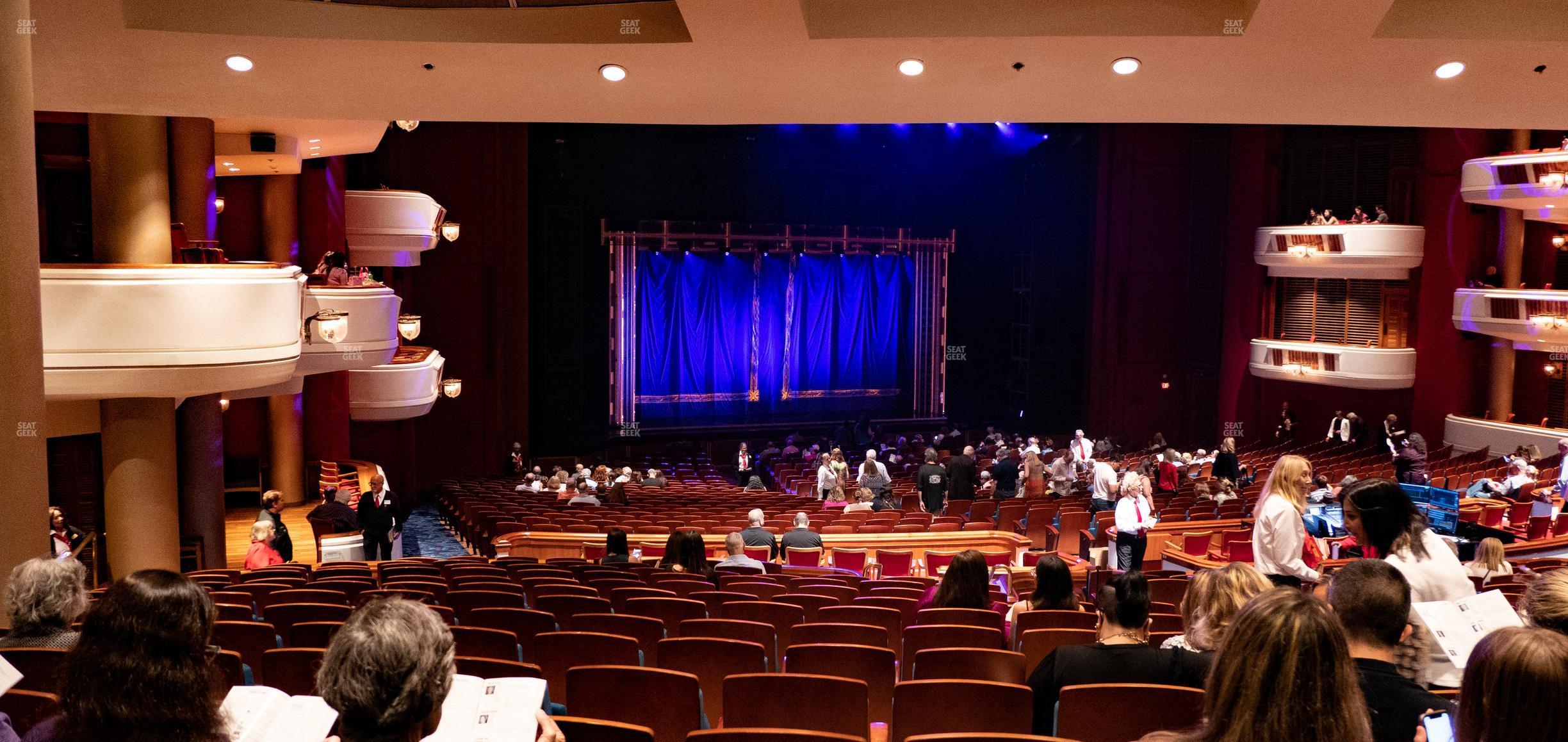 Seating view for Au-Rene Theater at the Broward Center Section Orchestra Left Sro