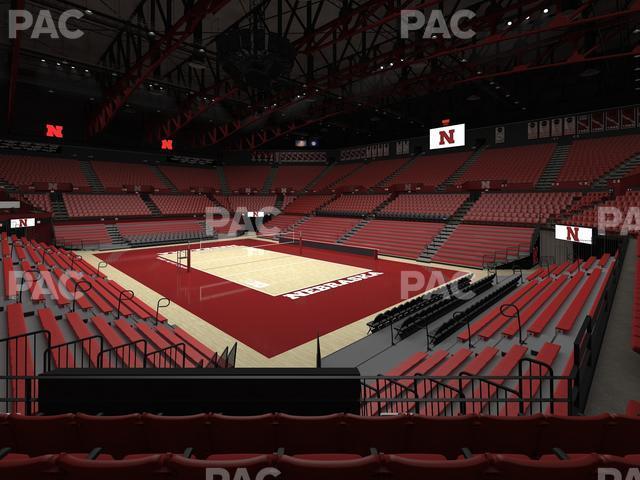 Seating view for Bob Devaney Sports Center Section B 6