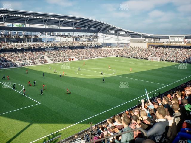 Seating view for Allianz Field Section 118