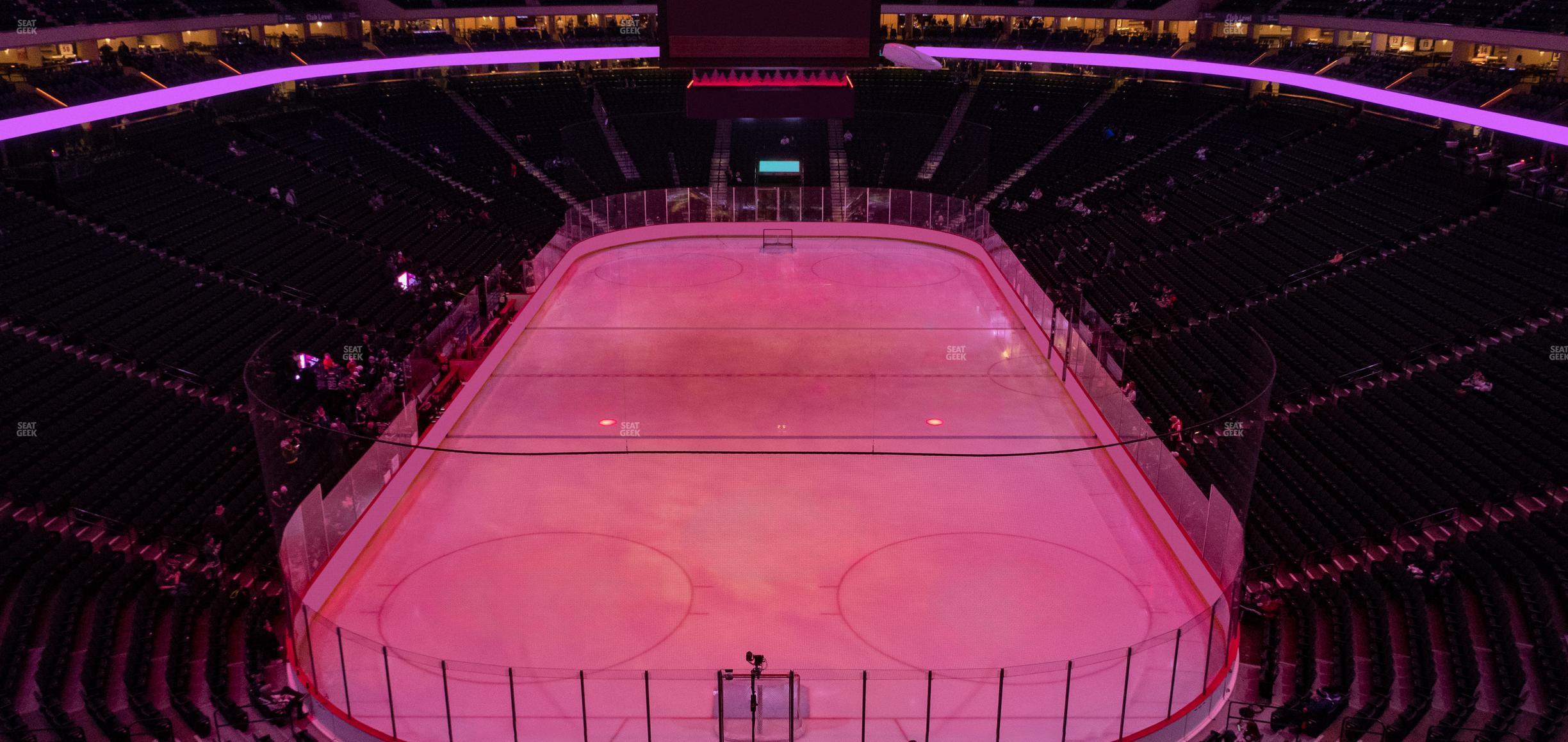 Seating view for Xcel Energy Center Section Bud Light Top Shelf Lounge