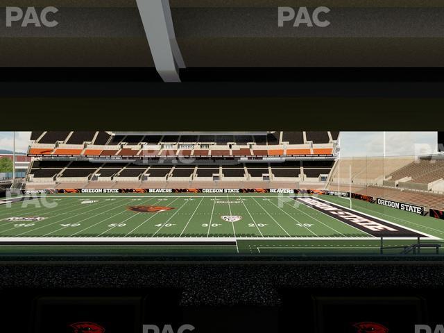 Seating view for Reser Stadium Section Box 6