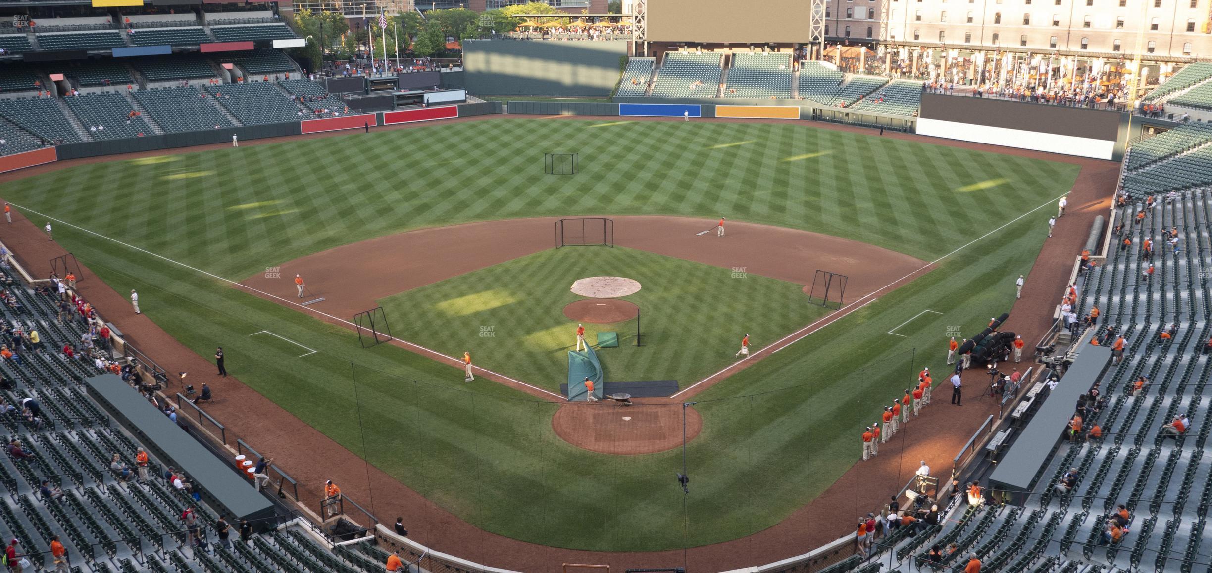 Seating view for Oriole Park at Camden Yards Section 338