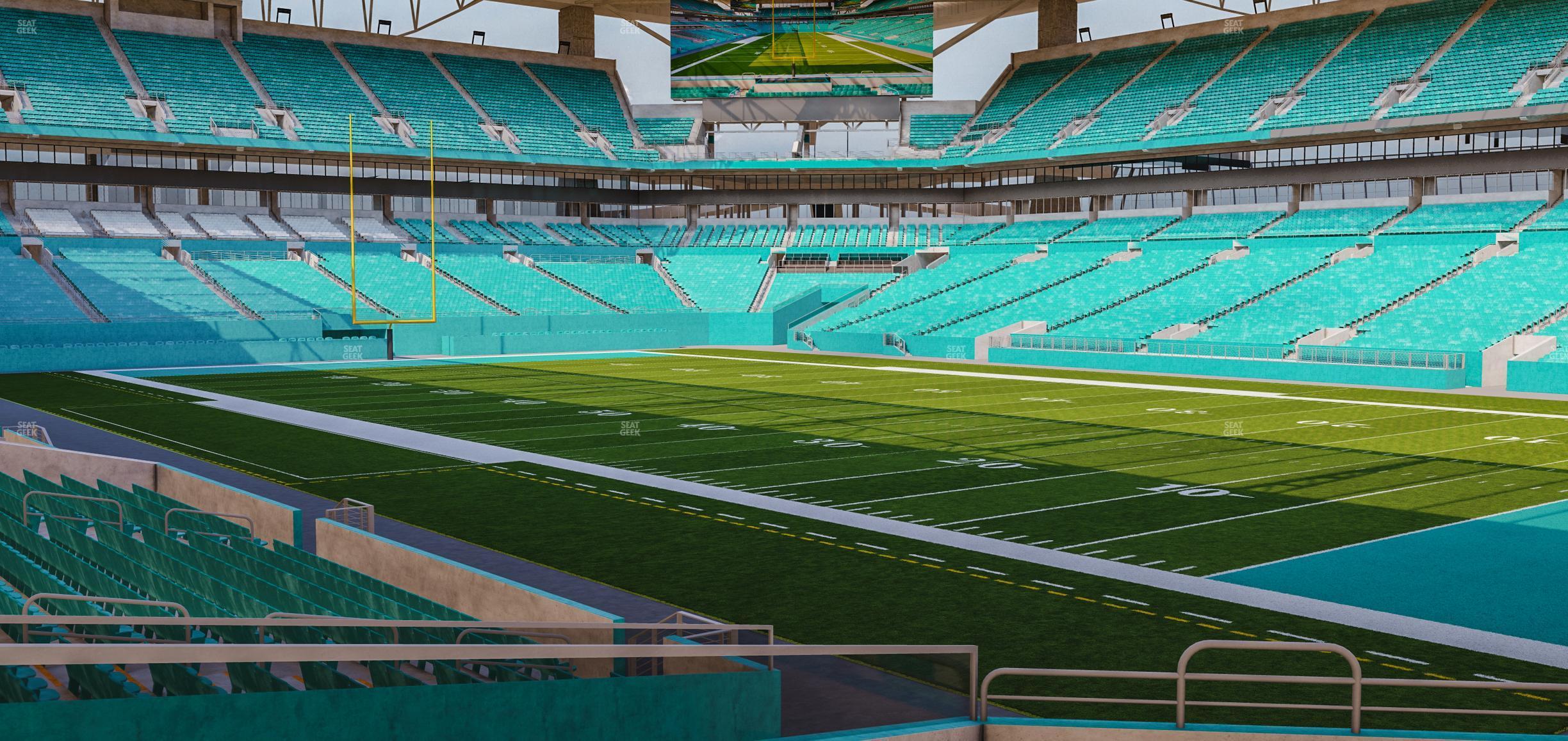 Seating view for Hard Rock Stadium Section 139