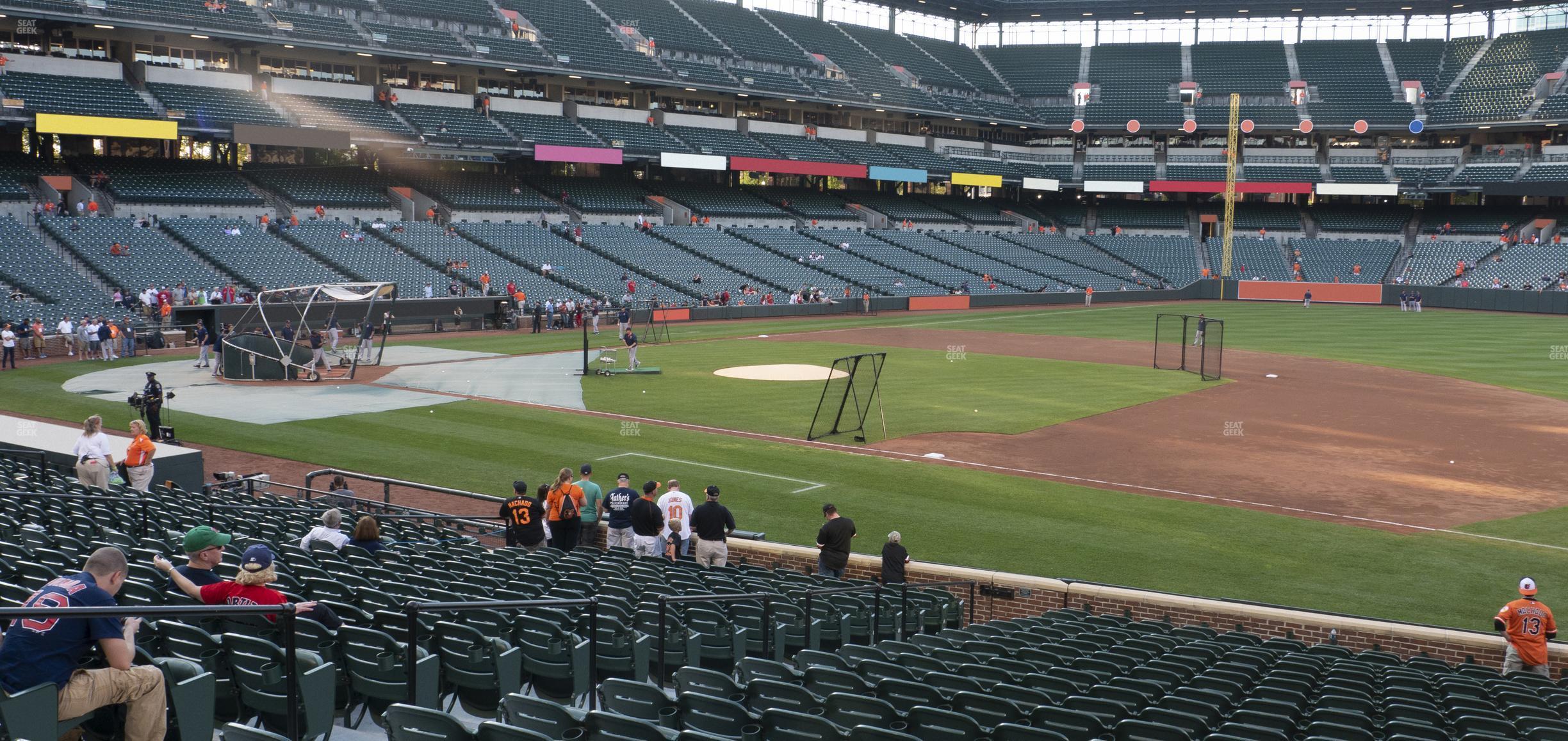 Seating view for Oriole Park at Camden Yards Section 16