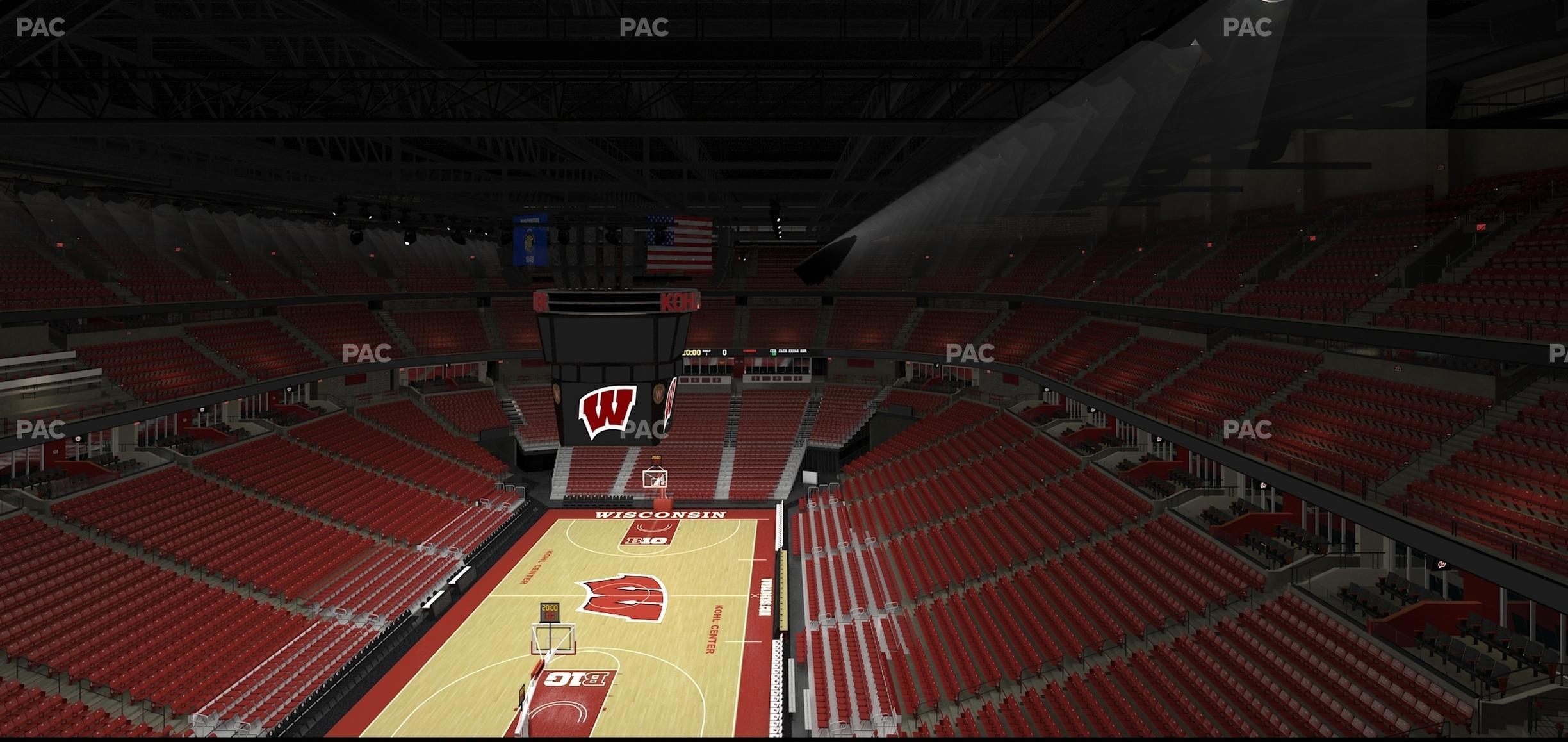 Seating view for Kohl Center Section 328