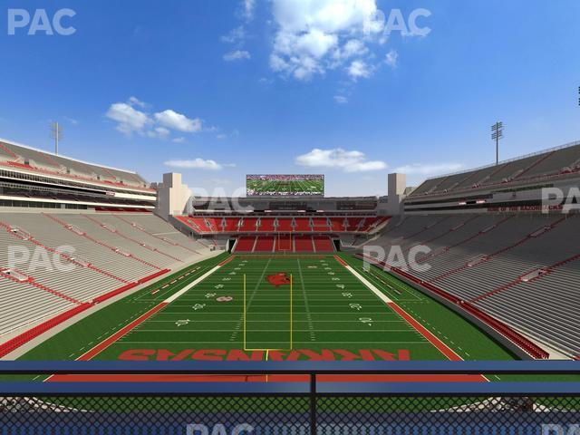 Seating view for Razorback Stadium Section Suite 27