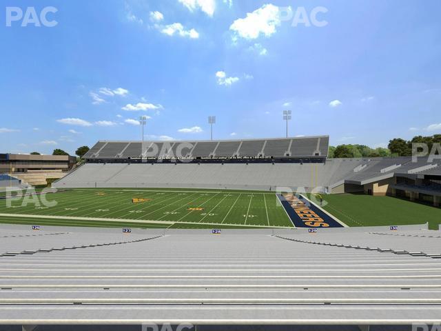 Seating view for Mountaineer Field at Milan Puskar Stadium Section 128