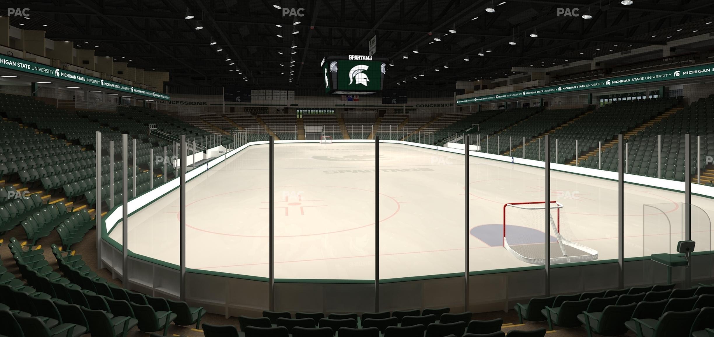 Seating view for Munn Ice Arena Section P