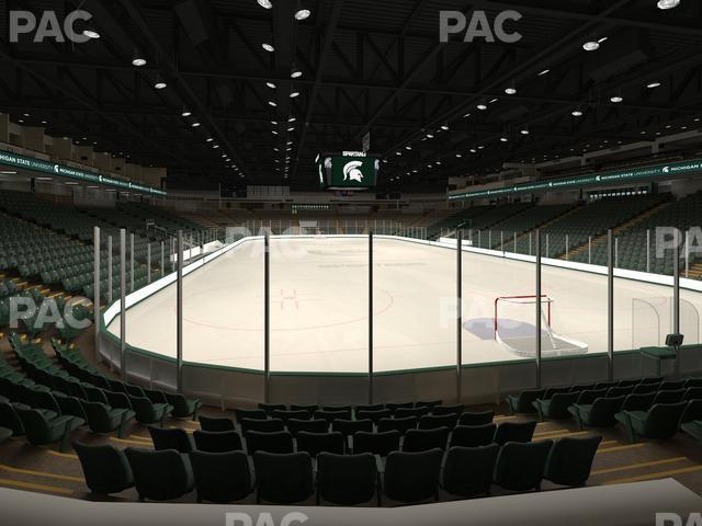 Seating view for Munn Ice Arena Section P