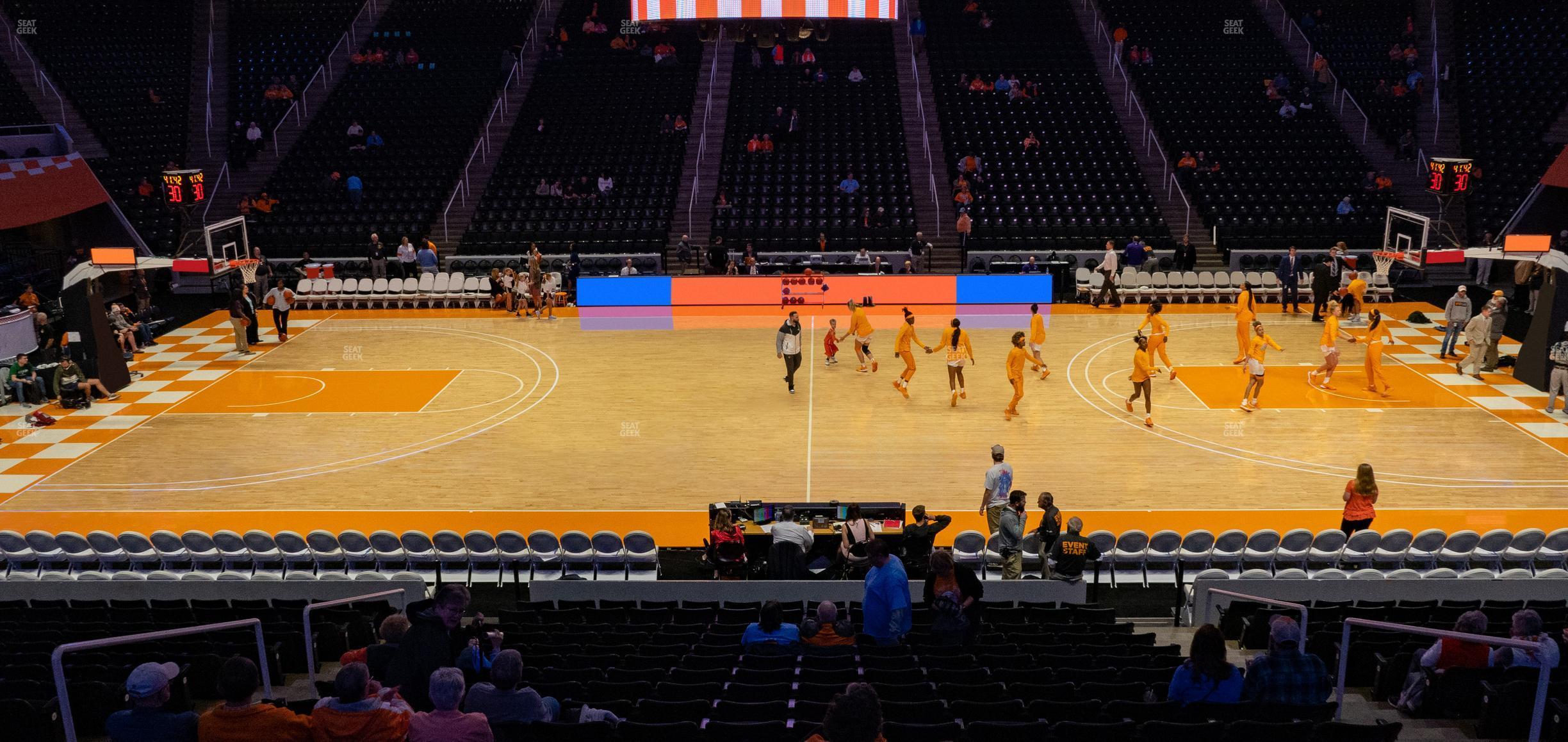 Seating view for Thompson-Boling Arena at Food City Center Section 121