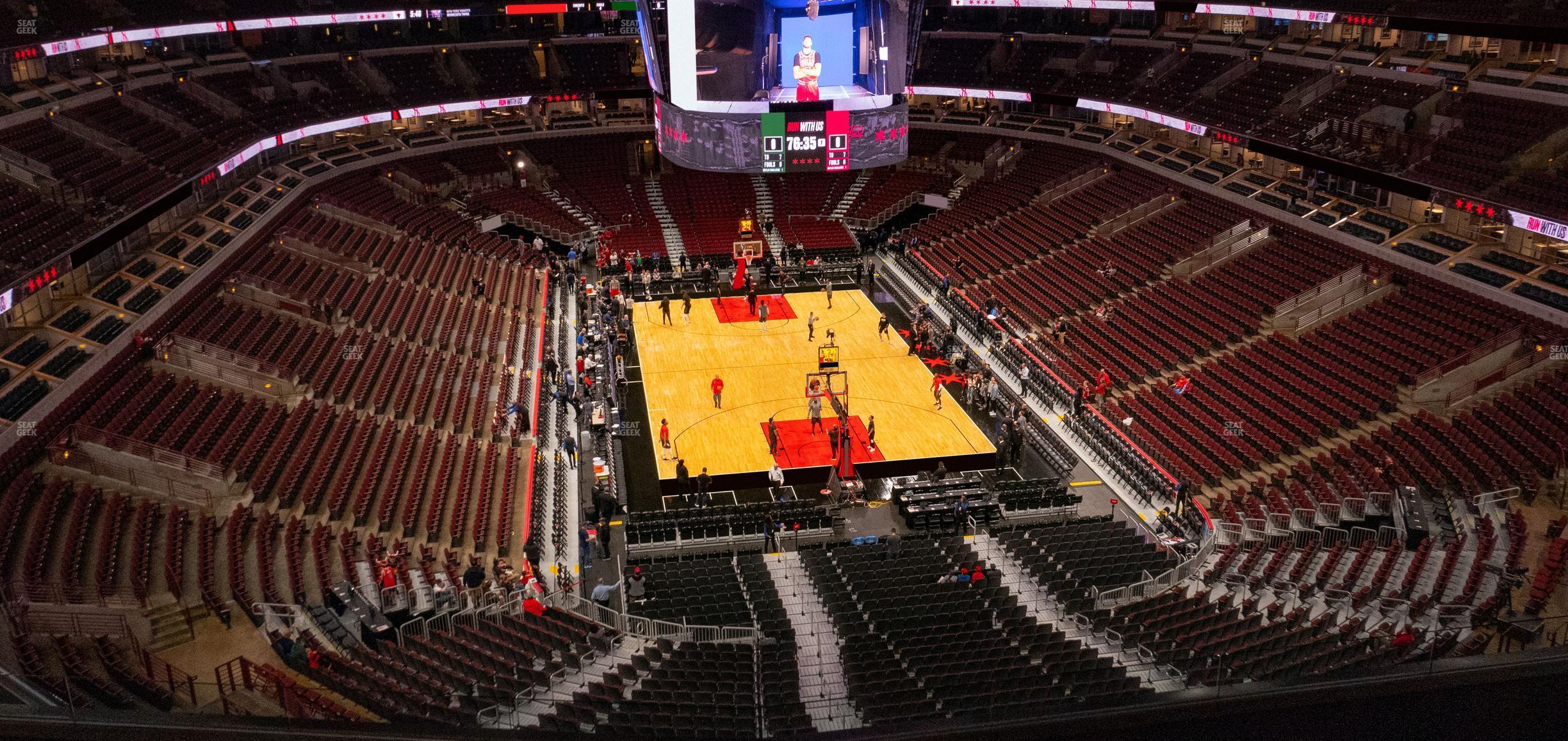 Seating view for United Center Section 327