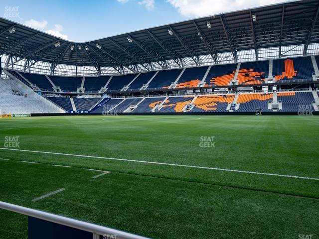 Seating view for TQL Stadium Section Field 4