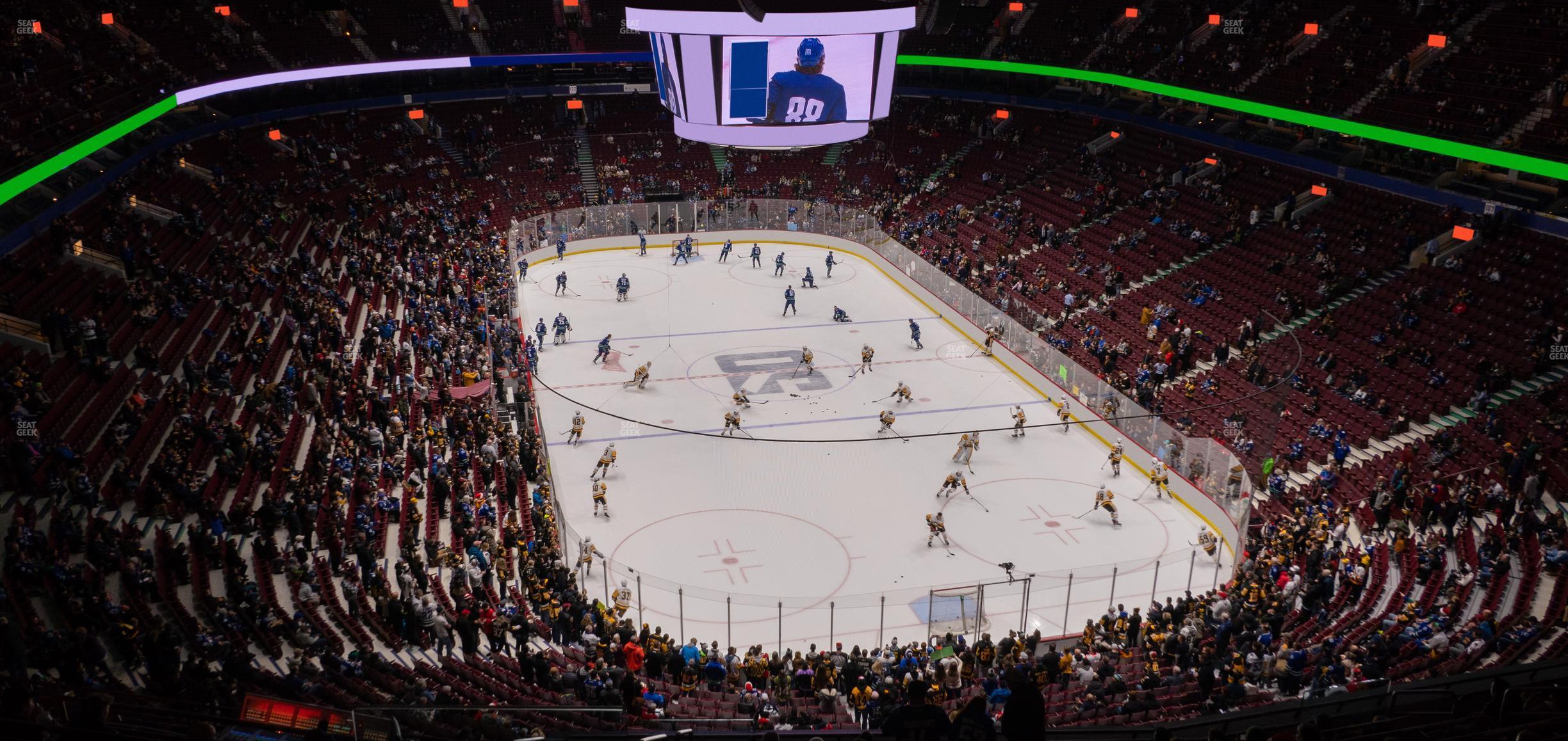 Seating view for Rogers Arena Section 417