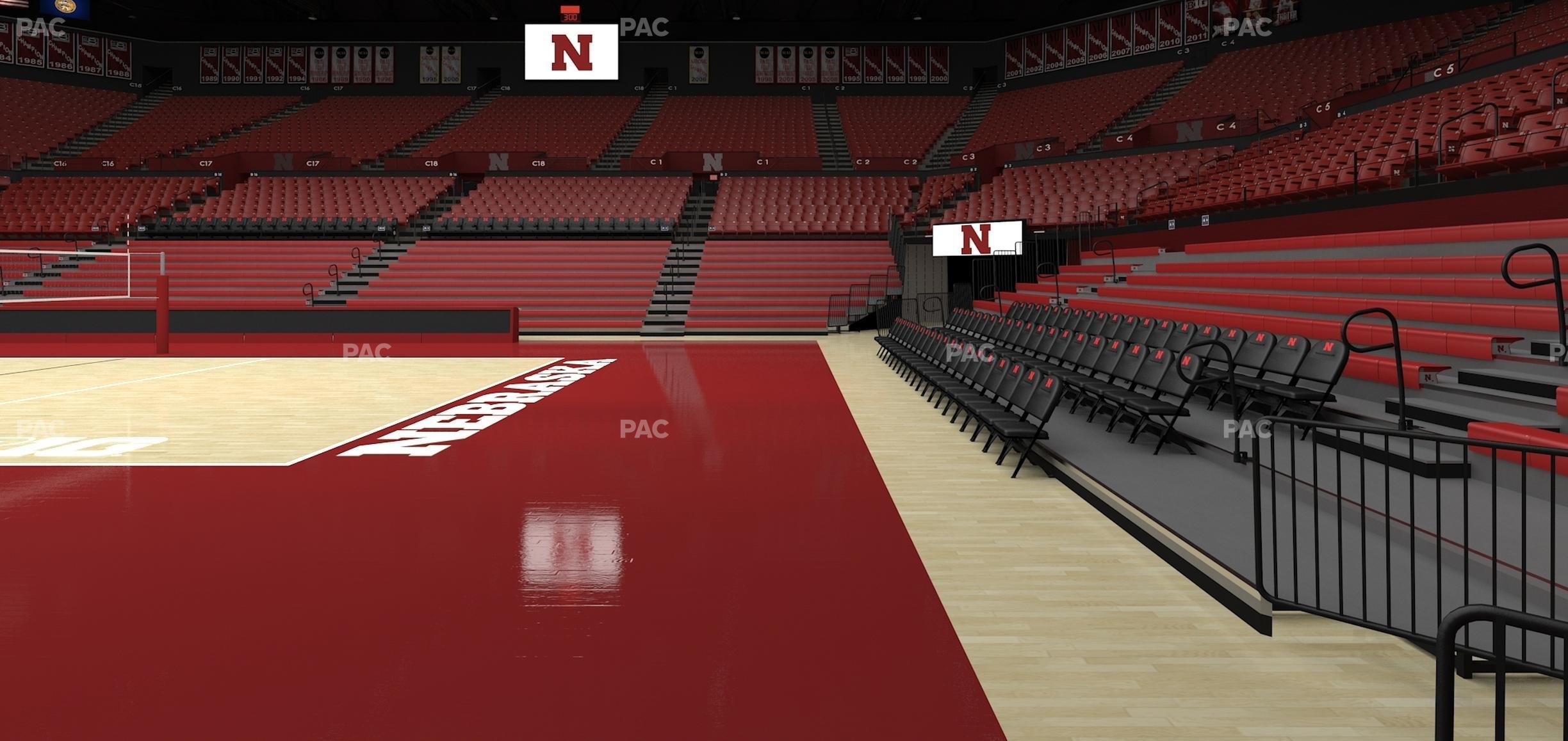 Seating view for Bob Devaney Sports Center Section A 6