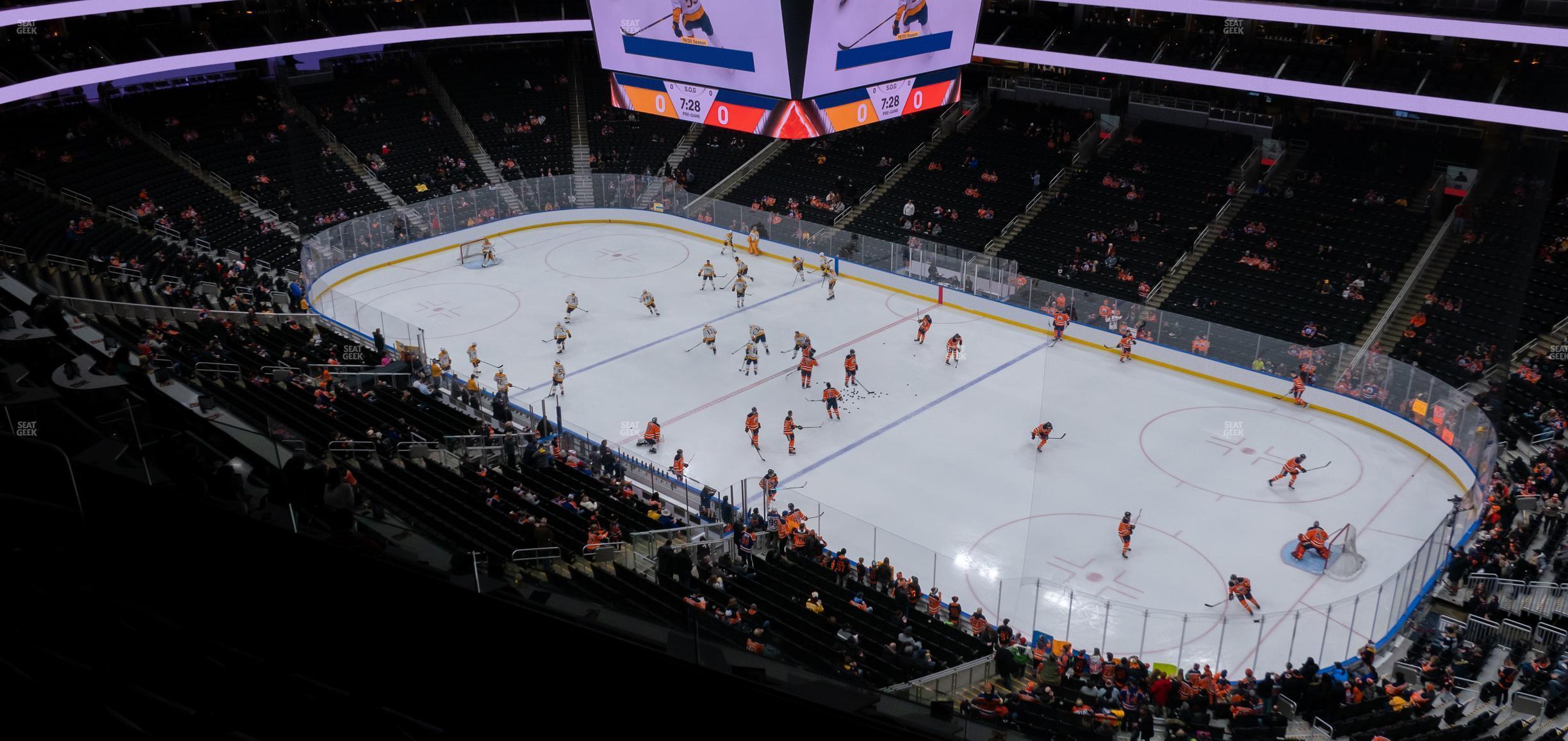 Seating view for Rogers Place Section 233