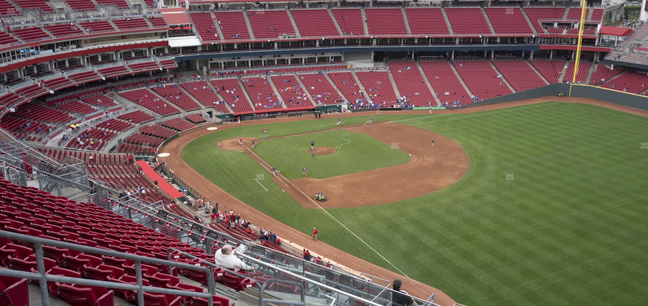 Seating view for Great American Ball Park Section 537