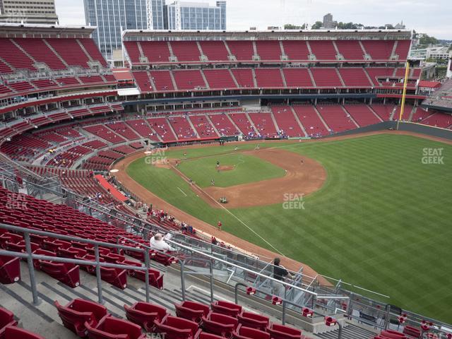 Seating view for Great American Ball Park Section 537