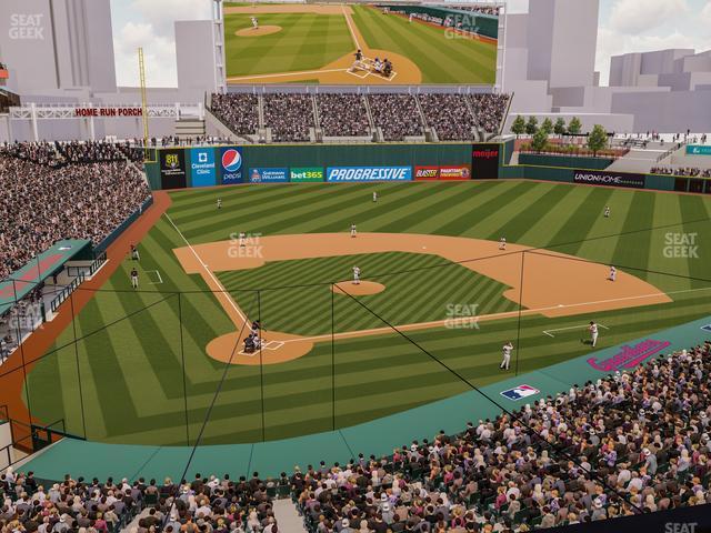 Seating view for Progressive Field Section Suite 233