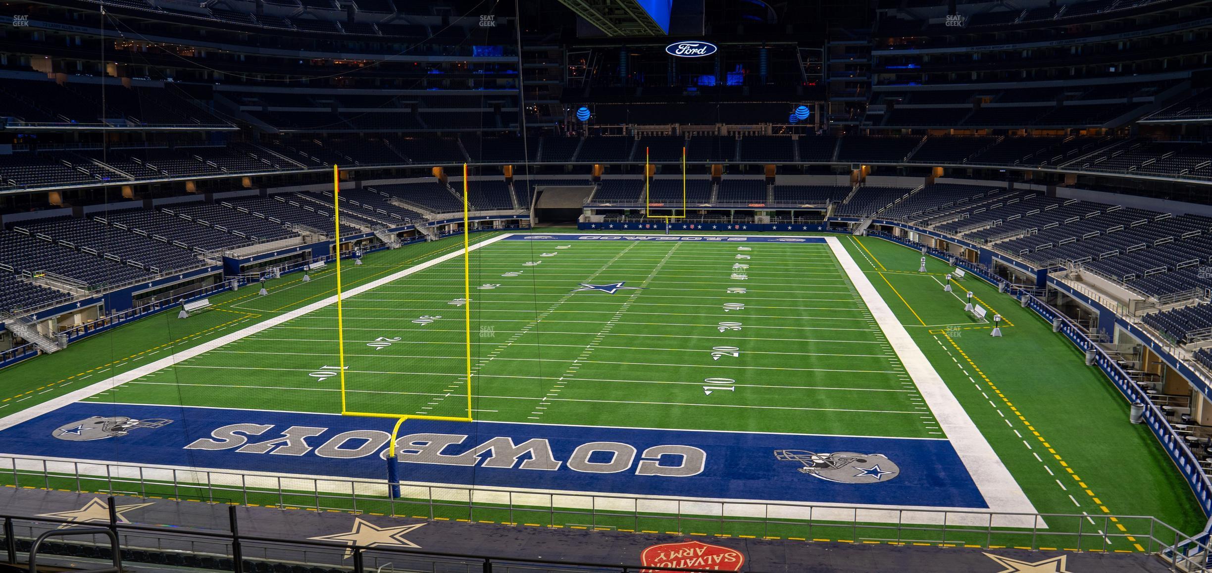 Seating view for AT&T Stadium Section 221