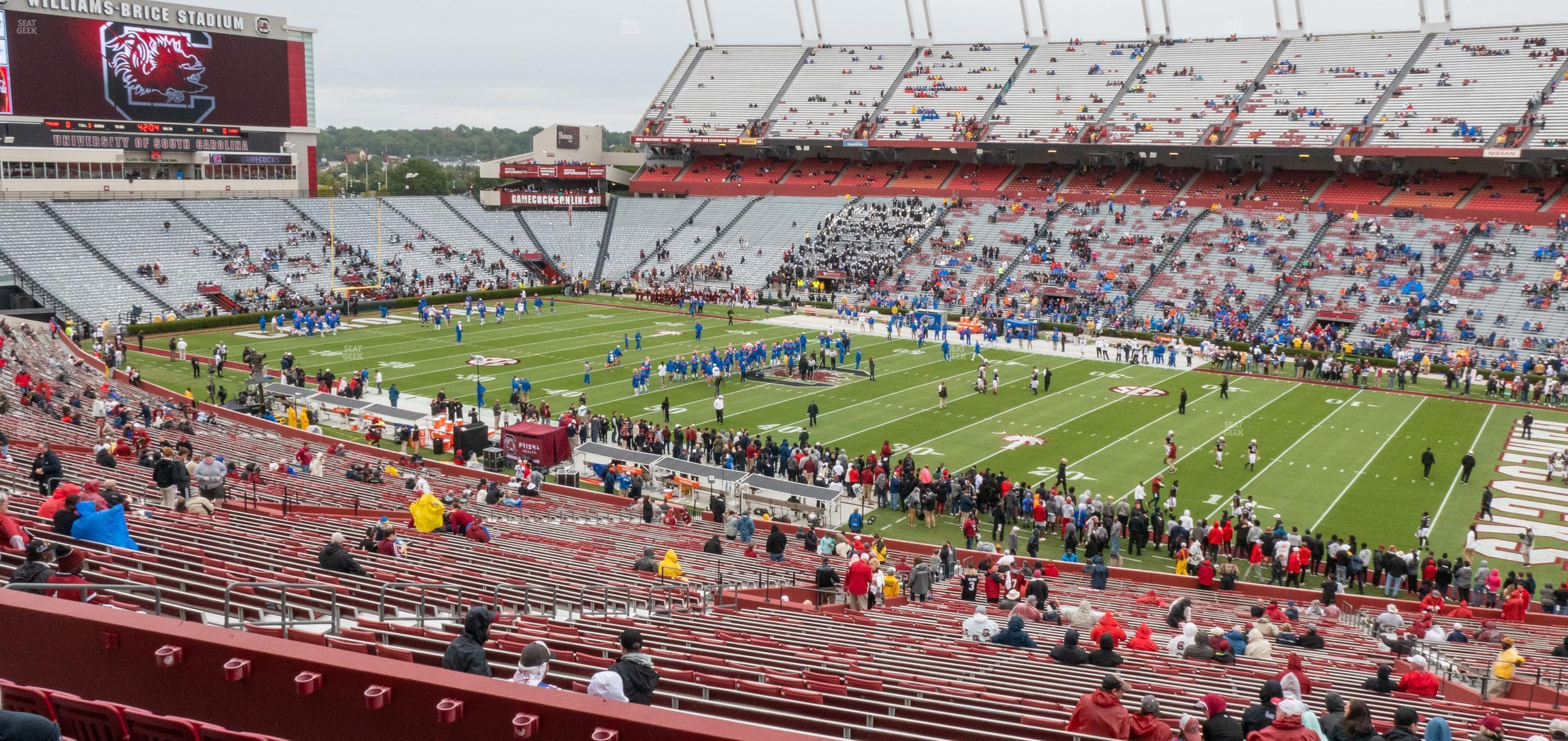 Seating view for Williams Brice Stadium Section 208