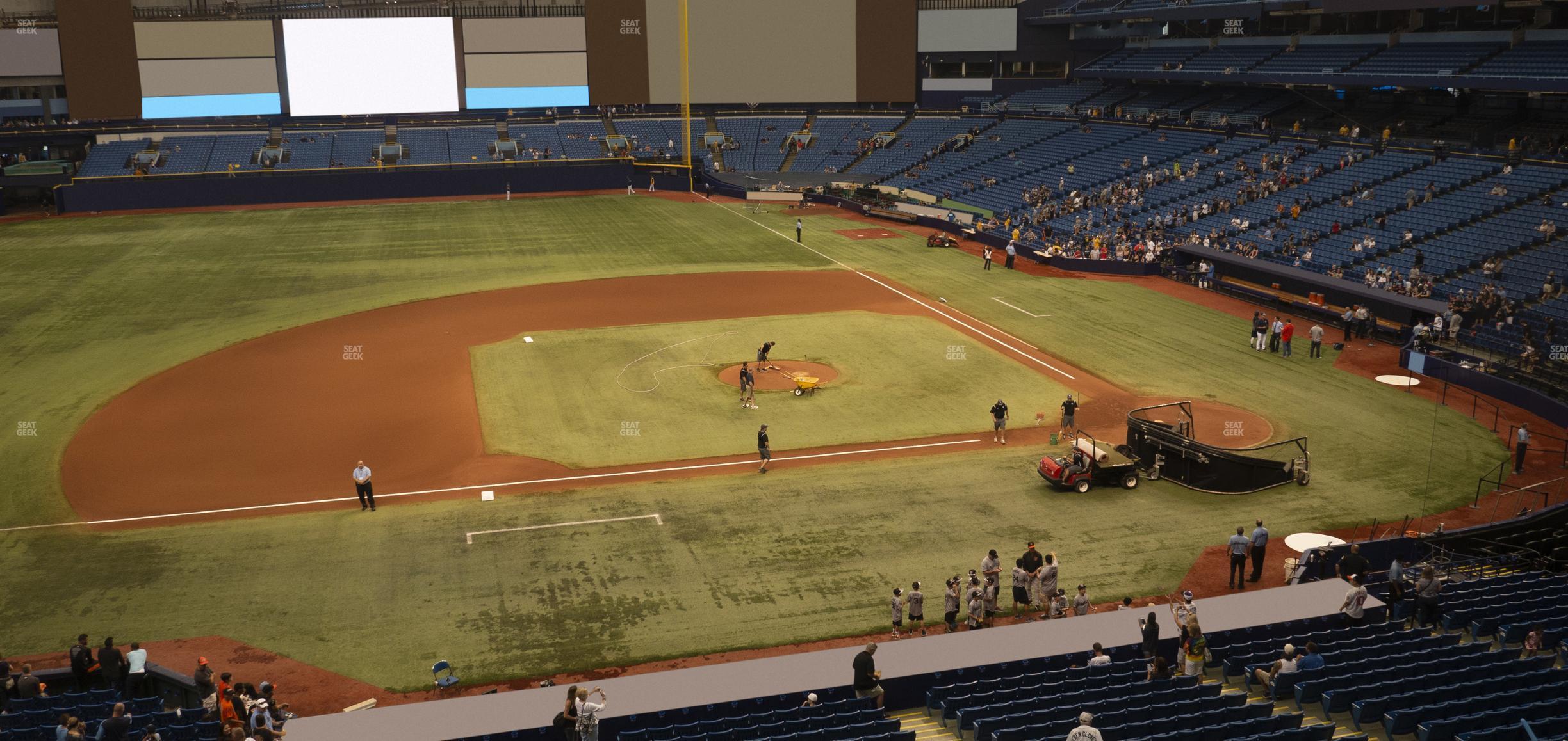 Seating view for Tropicana Field Section 211