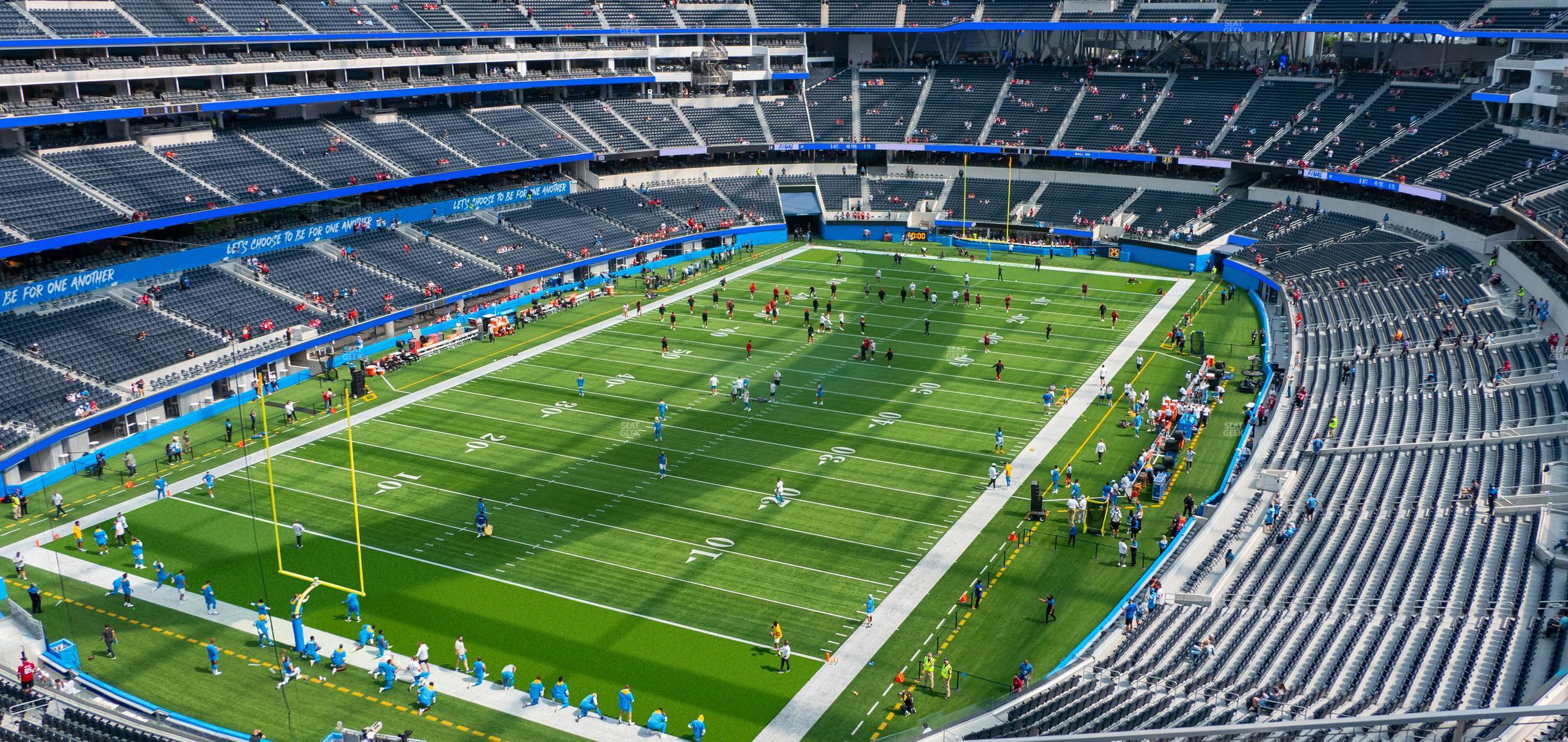 Seating view for SoFi Stadium Section 313