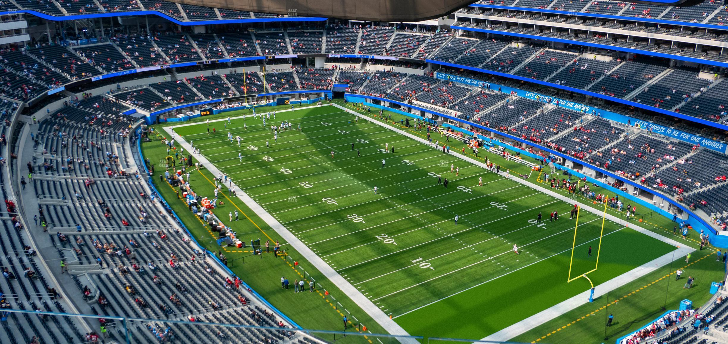 Seating view for SoFi Stadium Section 424