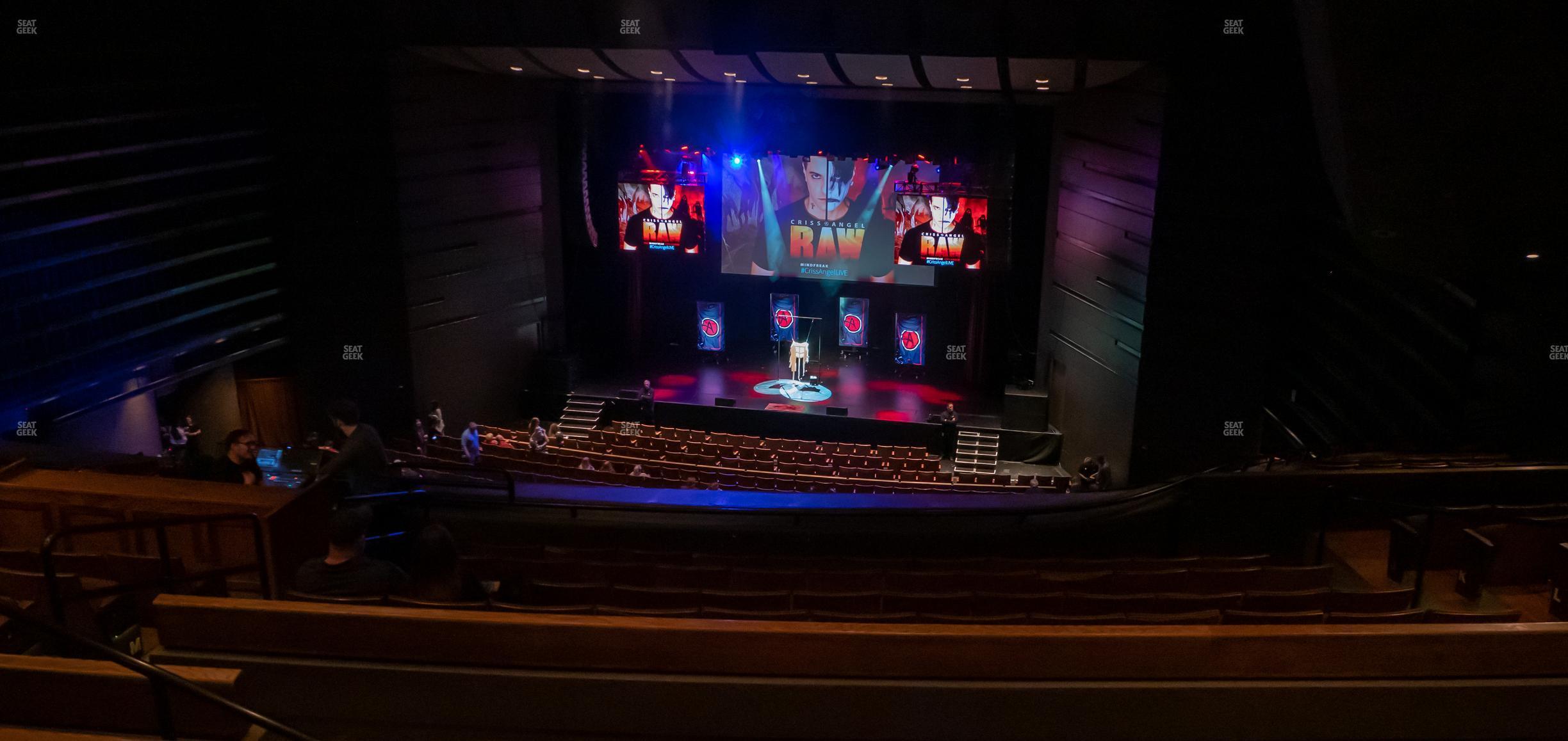 Seating view for Bass Concert Hall Section First Balcony Upper Right Center