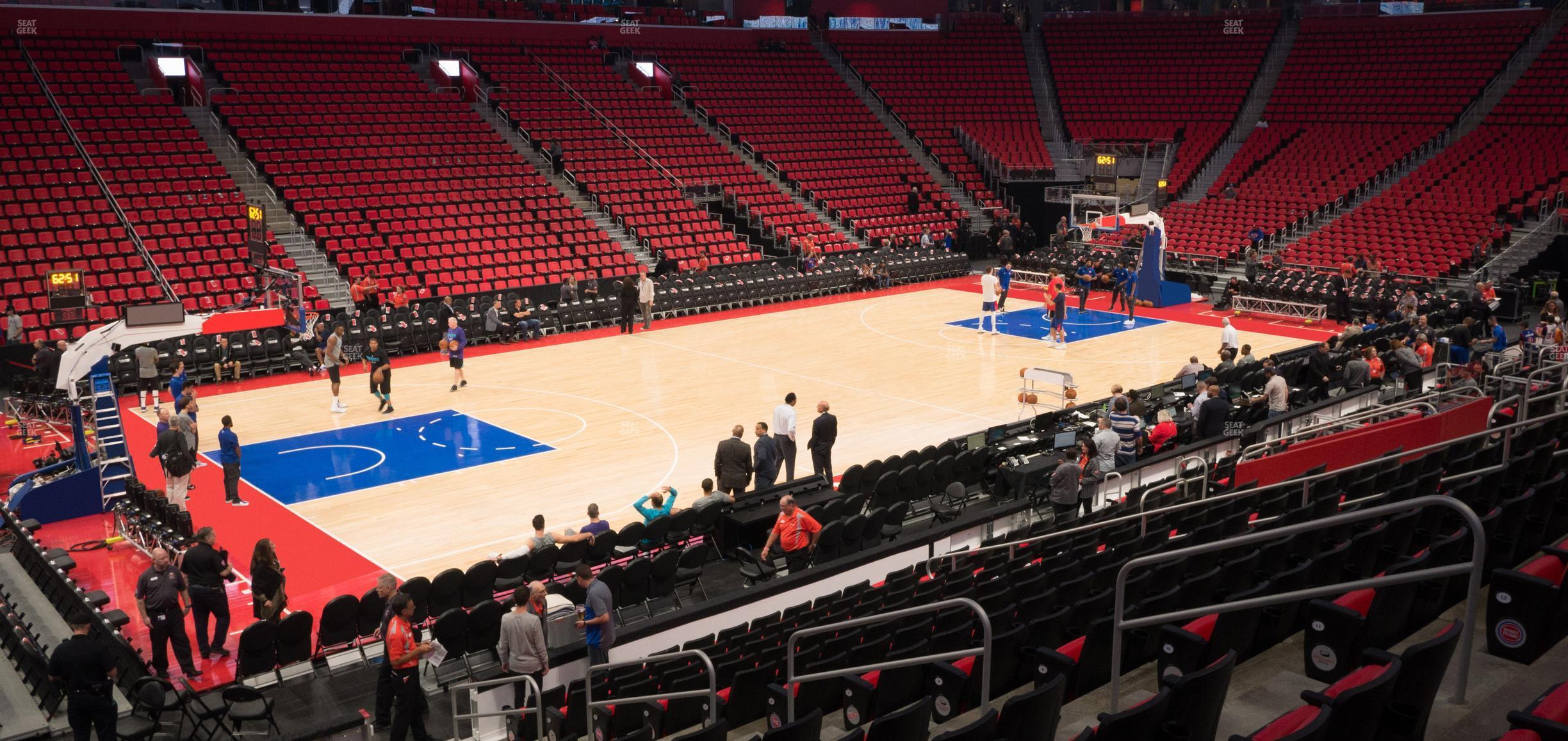 Seating view for Little Caesars Arena Section 125